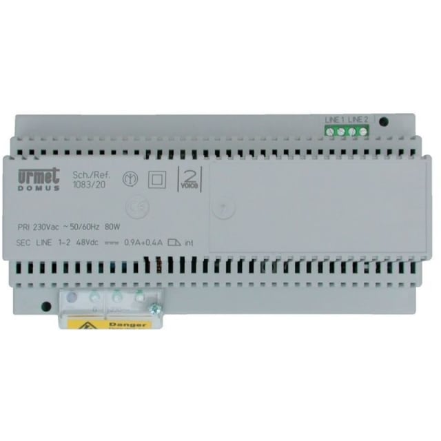 URMET - 2Voice - l'alimentation du système - 1083/20A URMET - 2Voice - l'alimentation du système - 1083/20A