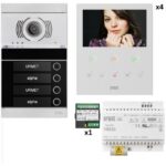 URMET - Kit vidéo 4 appartements préprogrammé - 1783104VOG