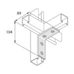 Unistrut - 104X89 90 DEG FITTING HG *10* - P1325