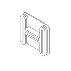 Embout de protection PVC noir pour P1000, configuration visible