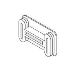 Embout de protection PVC noir pour P3300, configuration visible