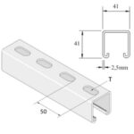 Unistrut - Rail de montage - P1000TX3