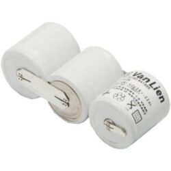 Batterie bloc cylindrique 3,6V 2Ah pour éclairage de secours