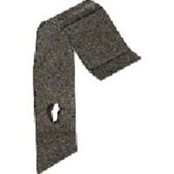 Attache couvercle gaine à câbles 60 mm, en acier inoxydable