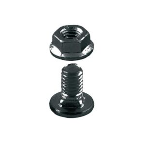 VANGEEL SYSTEMS - Vis sans tête M6*10 + écrou M6 noir - 8200112