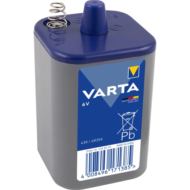 VARTA - Batterie 4R25X - 6V 7500mAh ZnCl - blister 1 pc. - 430.101.111 VARTA - Batterie 4R25X - 6V 7500mAh ZnCl - blister 1 pc. - 430.101.111