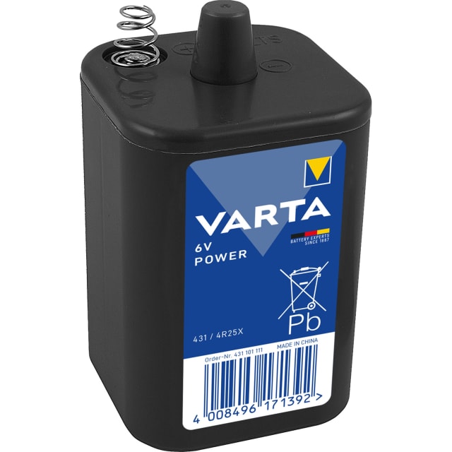 VARTA - Batterie 4R25X - 6V 8500mAh ZnCl - blister 1 pc. - 431.101.111 VARTA - Batterie 4R25X - 6V 8500mAh ZnCl - blister 1 pc. - 431.101.111