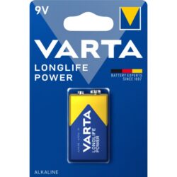 VARTA - Pile ALKALINE LONGLIFE POWER - 9V - 6LP3146 MN1604 - blister 1 pc. - 4922.121.411