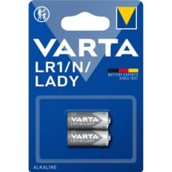 Pile alcaline LR1 N Lady 1,5 V, configuration visible