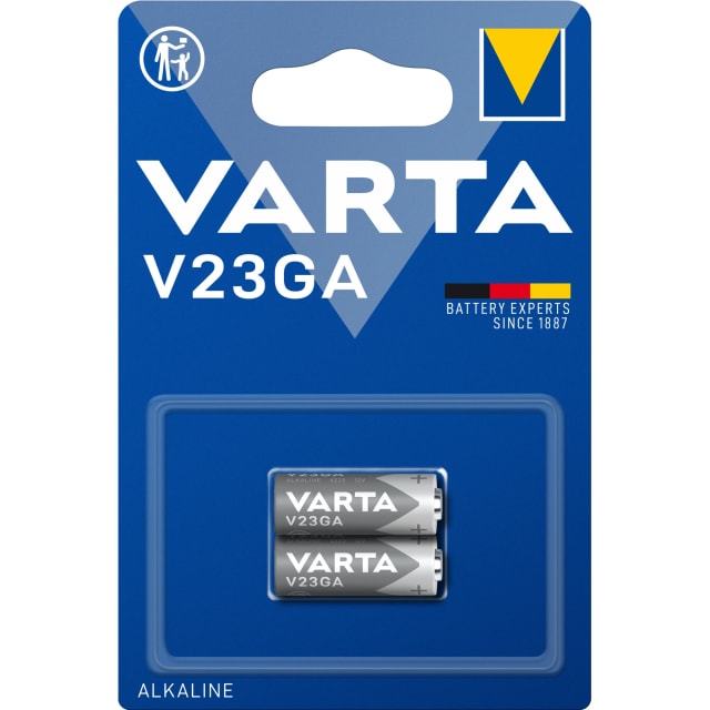VARTA - Pile ALKALINE - V23GA - 12V - blister 2 pcs. - 4223.101.402 VARTA - Pile ALKALINE - V23GA - 12V - blister 2 pcs. - 4223.101.402