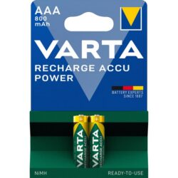 Pile rechargeable AAA 800 mAh NiMH 1,2V HR03, configuration visible