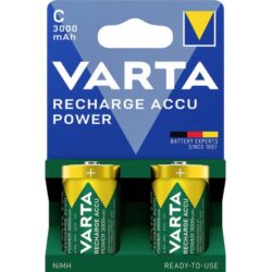 Pile rechargeable C HR14 1,2V 3000 mAh NiMH, configuration visible