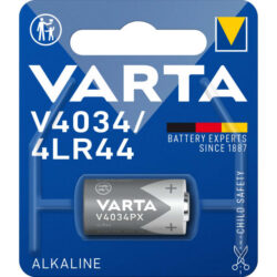 VARTA - Pile bouton LITHIUM - 4LR44 V4034 - 6V 100mAh - blister 1 pc. - 4034.101.401