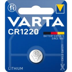 VARTA - Pile bouton LITHIUM - CR1220 - 3V 35mAh - blister 1 pc. - 6220.101.401