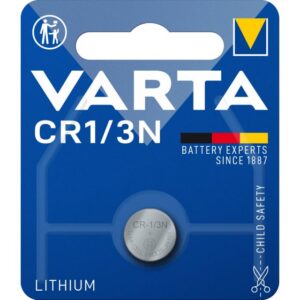 VARTA - Pile bouton LITHIUM - CR1/3N - 3V 170mAh - blister 1 pc. - 6131.101.401