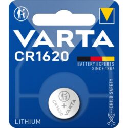 VARTA - Pile bouton LITHIUM - CR1620 - 3V 60mAh - blister 1 pc. - 6620.101.401