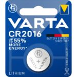 VARTA - Pile bouton LITHIUM - CR2016 - 3V 85mAh - blister 1 pc. - 6016.101.401