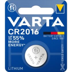 VARTA - Pile bouton LITHIUM - CR2016 - 3V 85mAh - blister 1 pc. - 6016.101.401