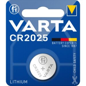 VARTA - Pile bouton LITHIUM - CR2025 - 3V 170mAh - blister 1 pc. - 6025.101.401