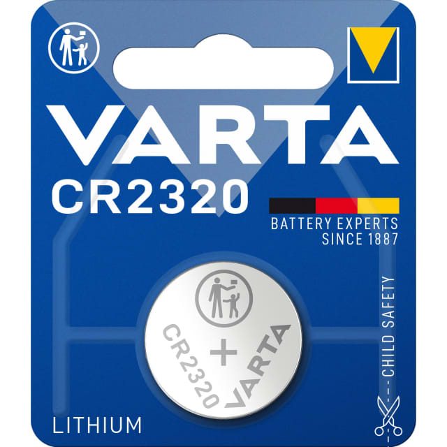 VARTA - Pile bouton LITHIUM - CR2320 - 3V 135mAh - blister 1 pc. - 6320.101.401 VARTA - Pile bouton LITHIUM - CR2320 - 3V 135mAh - blister 1 pc. - 6320.101.401