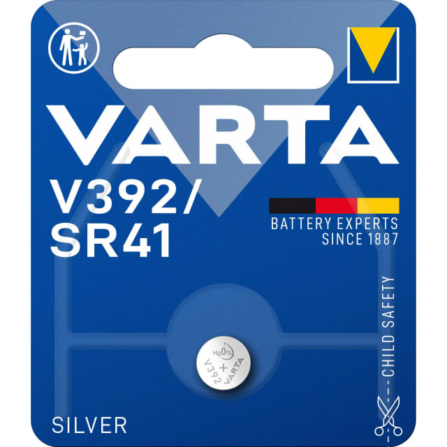 VARTA - Pile bouton SILVER - SR41 V392 - 1 VARTA - Pile bouton SILVER - SR41 V392 - 1