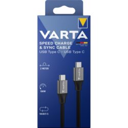 VARTA - Speed Charge & Sync cable USB Type C to USB Type C - 57936.101.111