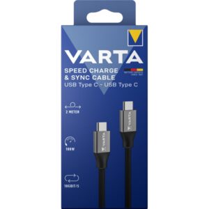 VARTA - Speed Charge & Sync cable USB Type C to USB Type C - 57936.101.111
