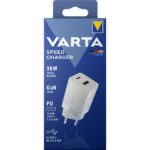 VARTA - Speed Charger 38W (GaN) - 1 x USB A - 1 x USB C - 57955.101.111