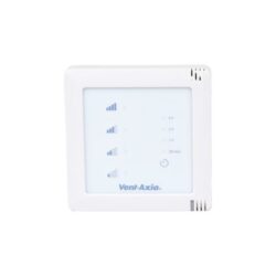 Détails visibles de Commande murale 4 positions minuterie LED blanche SSU-W pour Interrupteurs HVAC
