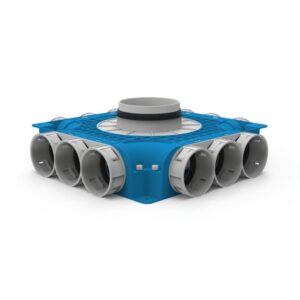 VENT-AXIA - VTVGS 69 125 Subcollecteur avec raccord latéral 12 x Ø69 mm et Ø125mm** - 2005000486
