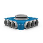 VENT-AXIA - VTVGS 69 160 Subcollecteur avec raccord latéral 12 x Ø69 mm et Ø160mm** - 2005000487