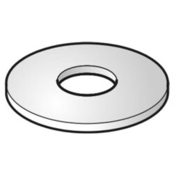 Détails visibles de Rondelle large DIN 9021 M10 électrozinguée CRO10 pour Rondelle