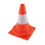 VINMER - Cône 30 cm orange fluo avec bande blanche - VM 141108