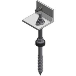 Van der Valk - Acier inoxydable Boulon M10x200 mm adaptateur en L - 747898