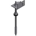 Van der Valk - Acier inoxydable Boulon M10x300mm adaptateur en L - 747896