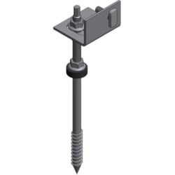 Van der Valk - Acier inoxydable Boulon M10x300mm adaptateur en L - 747896