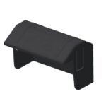 Van der Valk - Couvercle en plastique pince laterale de panneau - noir - 739007