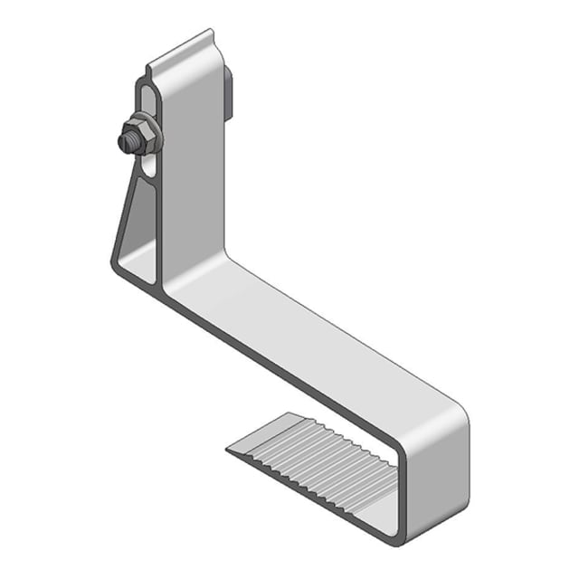 Van der Valk Crochet de toit Slimline Crochet de toit aluminium Slimline 40 50 mm avec patin strié et fixation réglable