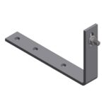 Van der Valk - Crochet de toit inox bitume + boulon à tête de marteau + écrou de bridage - 747879
