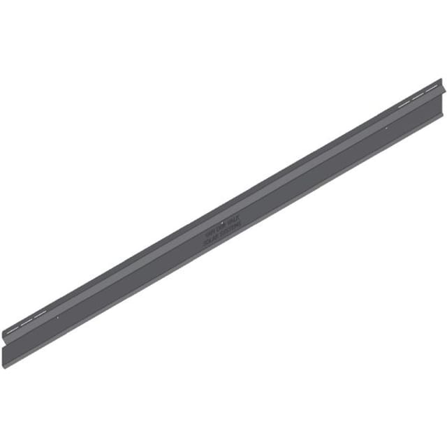 Van der Valk ValkPro+ Panneau arrière galvanisé Panneau arrière galvanisé gris pour structure photovoltaïque ValkPro+ 2380 mm