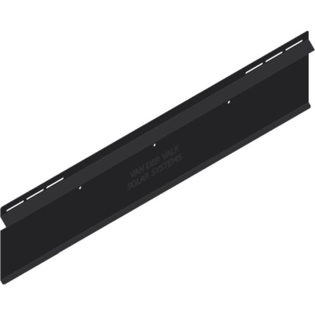 Van der Valk Panneau arrière ValkPro+ noir 1160 mm Panneau arrière noir 1160 mm pour structure photovoltaïque ValkPro+
