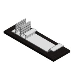 Van der Valk - Pied arrière alu ValkPro+ L10° support panneau (base) - 724720