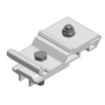 Van der Valk - Pince de montage alu 50mm pour cross-rail Side++ avec profil d'insert - 724051