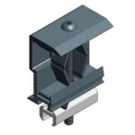 Van der Valk - Pince d'extrémité alu pour profil alu T30 - écartement de pince 28-50mm - noir - 721552ZW