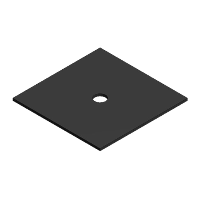 Van der Valk - Plaque caoutchouc 40x40x1mm profil trapézoïdal - 779220 Van der Valk - Plaque caoutchouc 40x40x1mm profil trapézoïdal - 779220