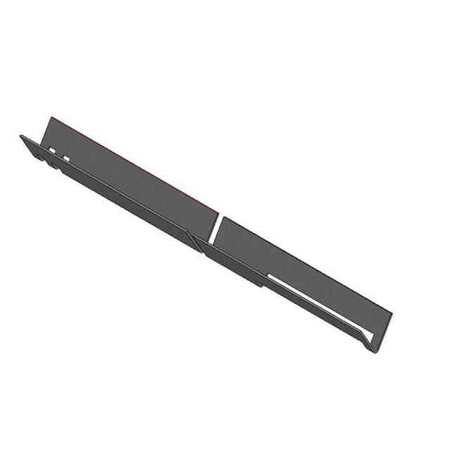 Van der Valk ValkPro+ Porteur ballast galvanisé Porteur de ballast galvanisé noir pour structure photovoltaïque 1159 mm avec fentes de fixation