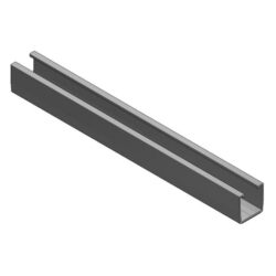 Détails visibles de Profil aluminium trapézoïdal 480 mm avec EPDM pour Structures de montage panneaux solaires