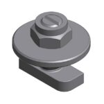Van der Valk - Tête de marteau inox M8x20mm + rondelle + écrou - 774221