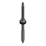 Van der Valk - Vis à double filetage inox M10x200mm (panne bois) - 747915