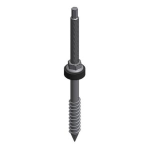 Van der Valk - Vis à double filetage inox M10x200mm (panne bois) - 747915